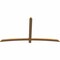 Ekena Millwork Bellingham Timber Gable Bracket, Western Red Cedar, 84"W x 45"H x 1 1/2"D x 3 1/2"F, 13/12 Pitch GBW084X45X0204BEL00SWR - alternate 4